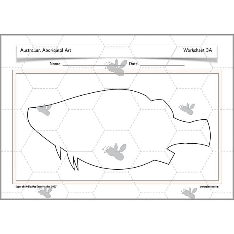 PlanBee KS1 Aboriginal Art Lesson plan and resources by PlanBee