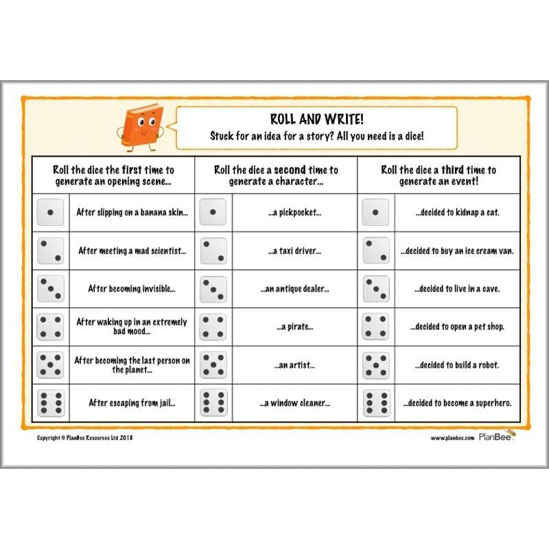 PlanBee Upper KS2 English Home Learning Activities for Year 5 & Year 6