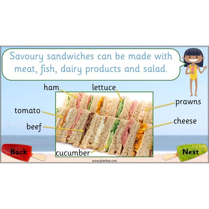 PlanBee Seaside Snacks: Primary DT Cookery Lessons for KS1 from PlanBee