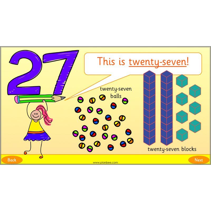 PlanBee What's My Number? Complete Year 2 Maths Lessons and Resources