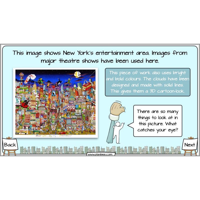 PlanBee Cityscapes Art Lessons for KS2 created by PlanBee