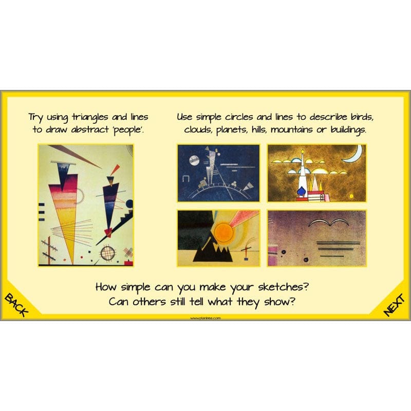 PlanBee Free Wassily Kandinsky for kids art lessons | PlanBee