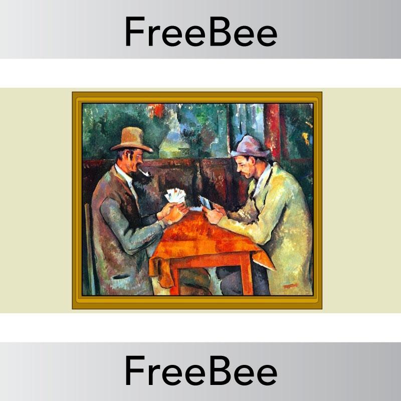 PlanBee Free Artwork of the Day Discussion Slides by PlanBee