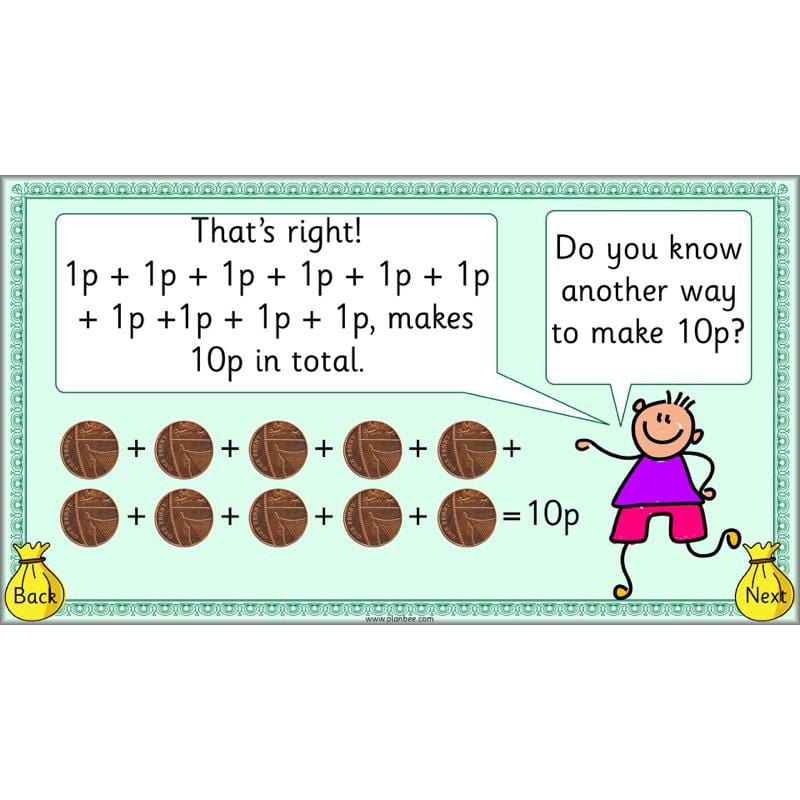 PlanBee Let’s find the value of coins - KS1 fun maths money lesson plans