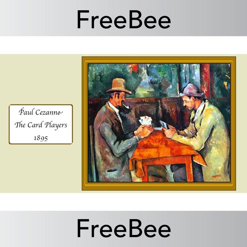 PlanBee Free Artwork of the Day Discussion Slides by PlanBee