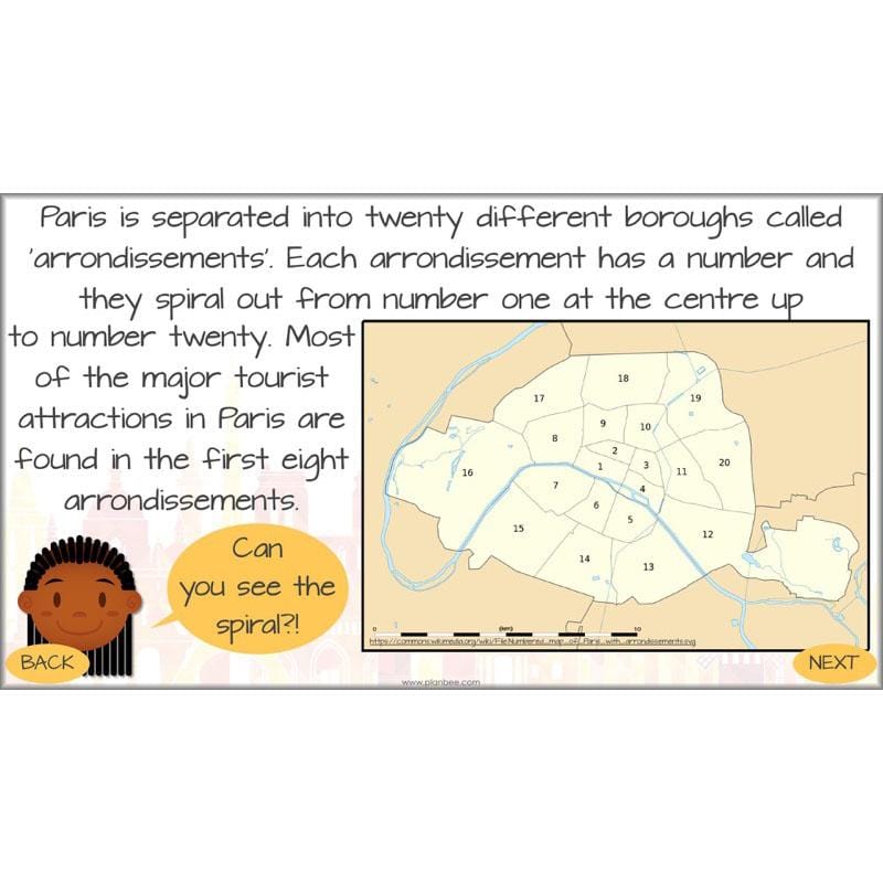PlanBee FREE exploring Paris scheme | PlanBee France KS2 Geography