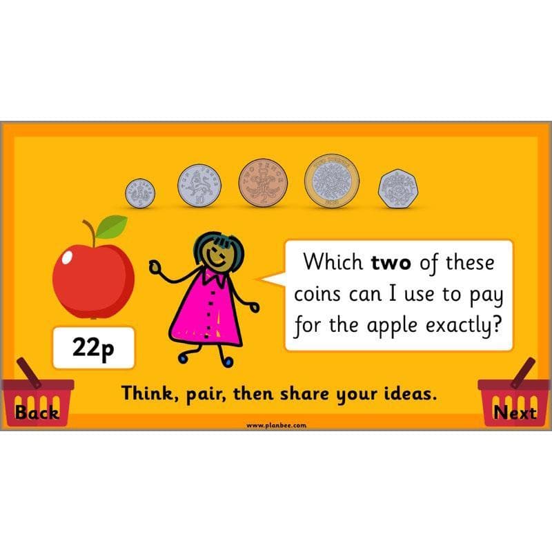 PlanBee Let's Go Shopping: Year 2 Money Maths Activities