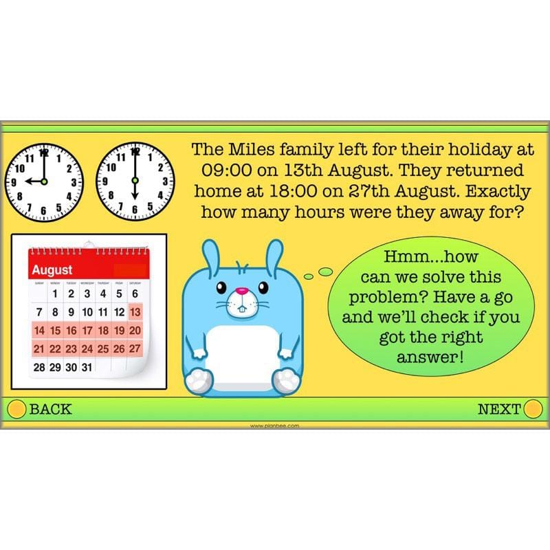 PlanBee Year 5 Time Lessons: Calendars and Timetables KS2
