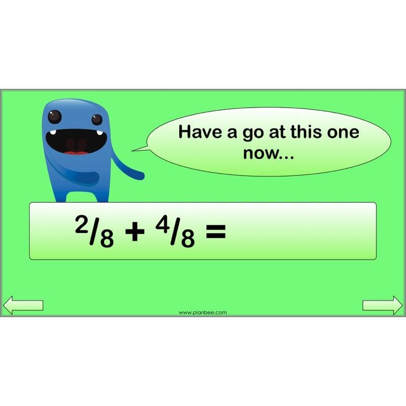 PlanBee Fractions in Action: KS2 Maths Year 3  Lesson Plans and Resources