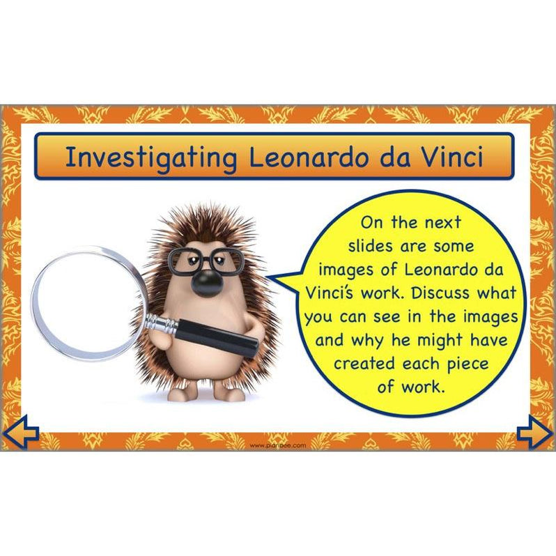 Leonardo da Vinci Art Lessons for KS2 by PlanBee