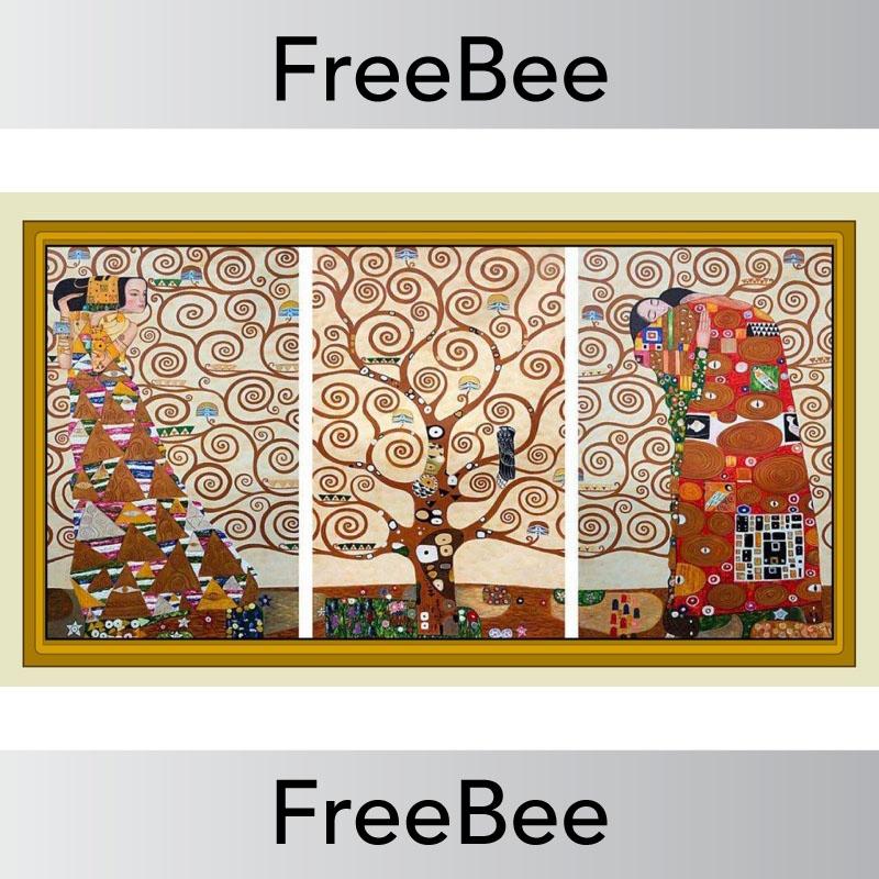 PlanBee Free Artwork of the Day Discussion Slides by PlanBee