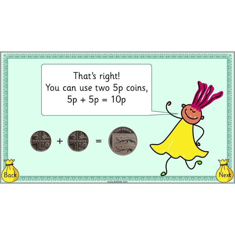 PlanBee Let’s find the value of coins - KS1 fun maths money lesson plans