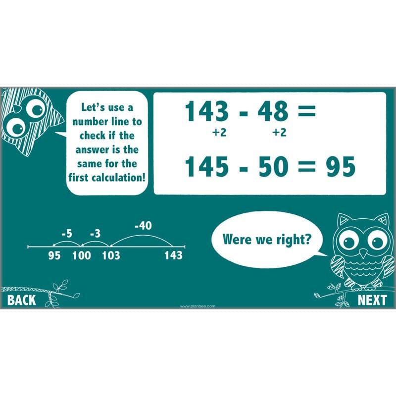 PlanBee Methods of Subtraction - Addition & Subtraction: Year 4 Primary Maths