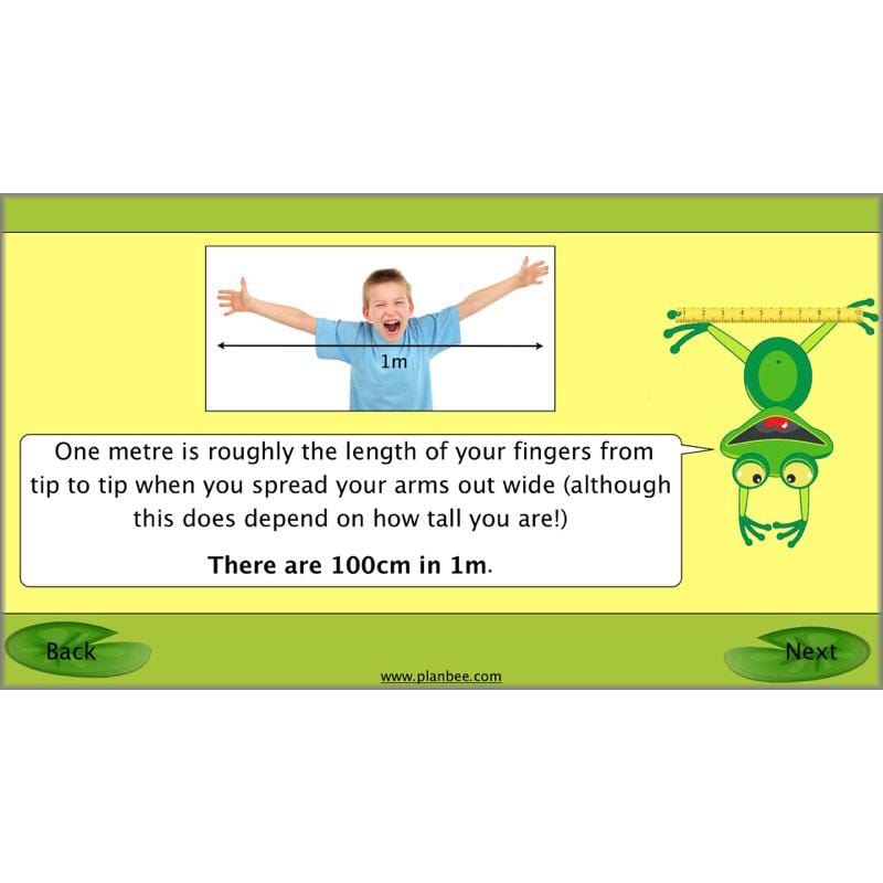 PlanBee Recording Length - Measurement Maths Lessons for Year 4