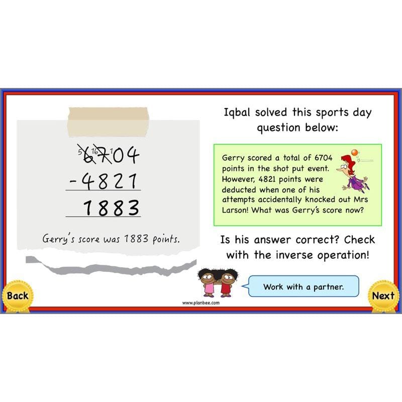PlanBee Using Addition & Subtraction 2 - Complete Y4 Maths Lessons & Resources