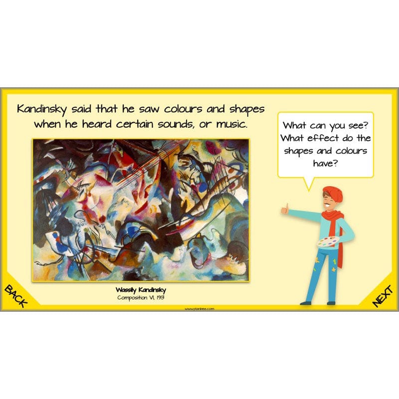 PlanBee Free Wassily Kandinsky for kids art lessons | PlanBee