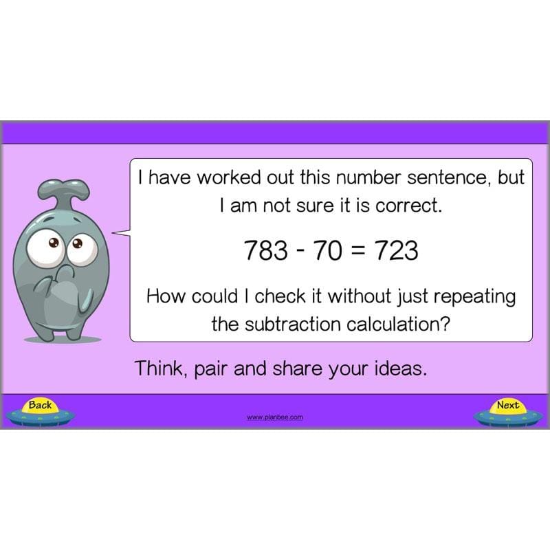 PlanBee Mental Subtraction: Addition and Subtraction Year 3 Maths