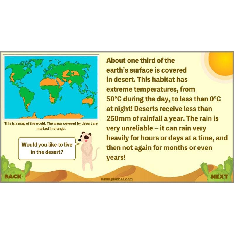 PlanBee Desert Life: KS2 Science Plans