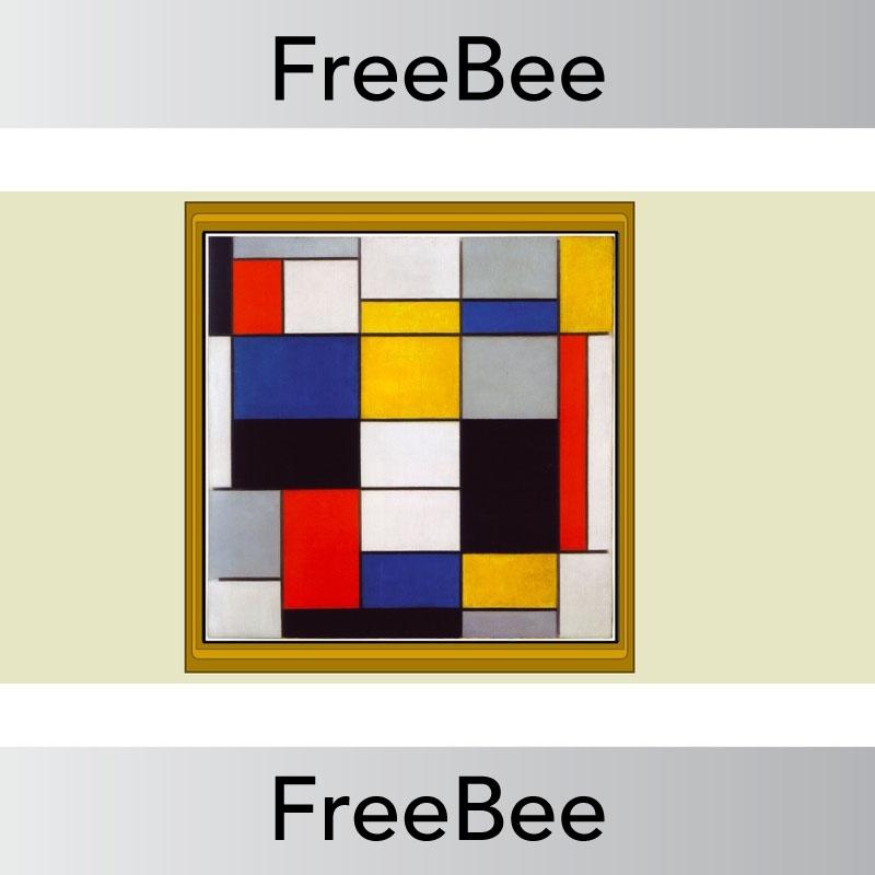 PlanBee Free Artwork of the Day Discussion Slides by PlanBee