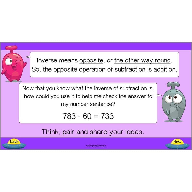 PlanBee Mental Subtraction: Addition and Subtraction Year 3 Maths