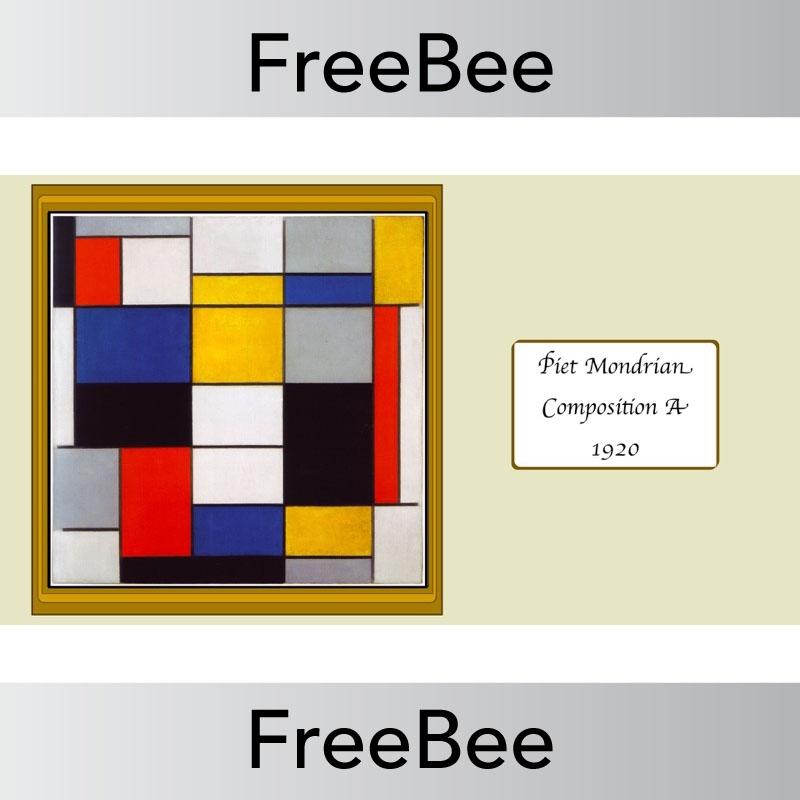 PlanBee Free Artwork of the Day Discussion Slides by PlanBee