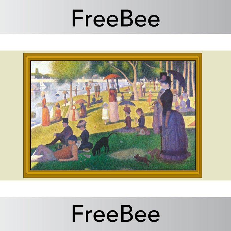 PlanBee Free Artwork of the Day Discussion Slides by PlanBee