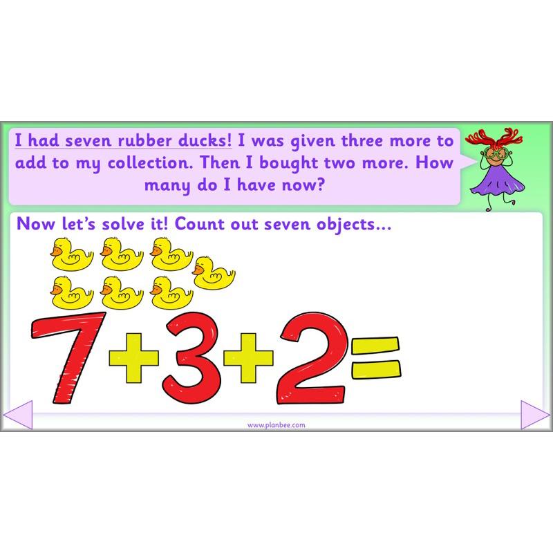 PlanBee Let’s add and subtract objects - KS1 maths number plans