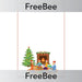 PlanBee Free Christmas Scenes Writing Frames | PlanBee
