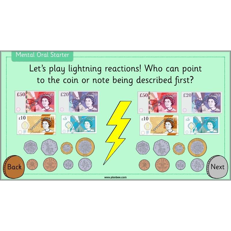 PlanBee Let's Use Pounds and Pence - KS1 Year 2 Maths - Measurement