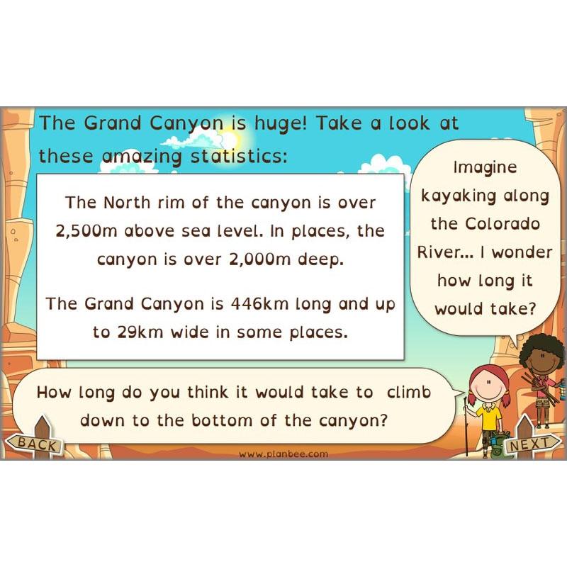 PlanBee The Grand Canyon KS2 Geography Lesson Plans