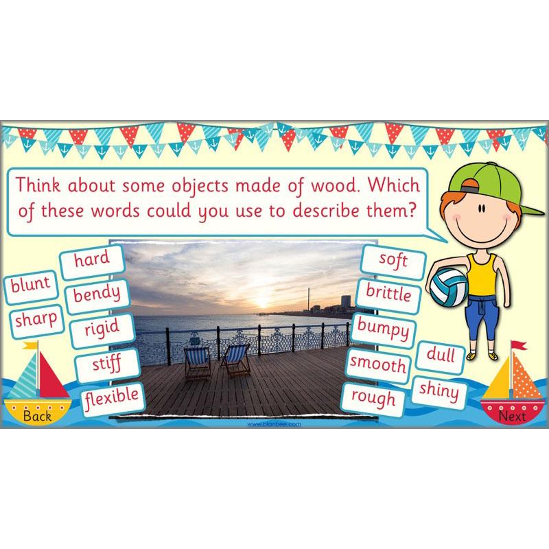 PlanBee Year 1 Science Materials and their Properties by PlanBee