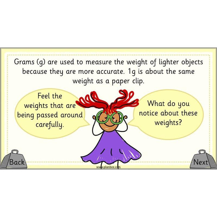 PlanBee Let's Measure Weight - KS1 - Year 2 Maths - Measurement