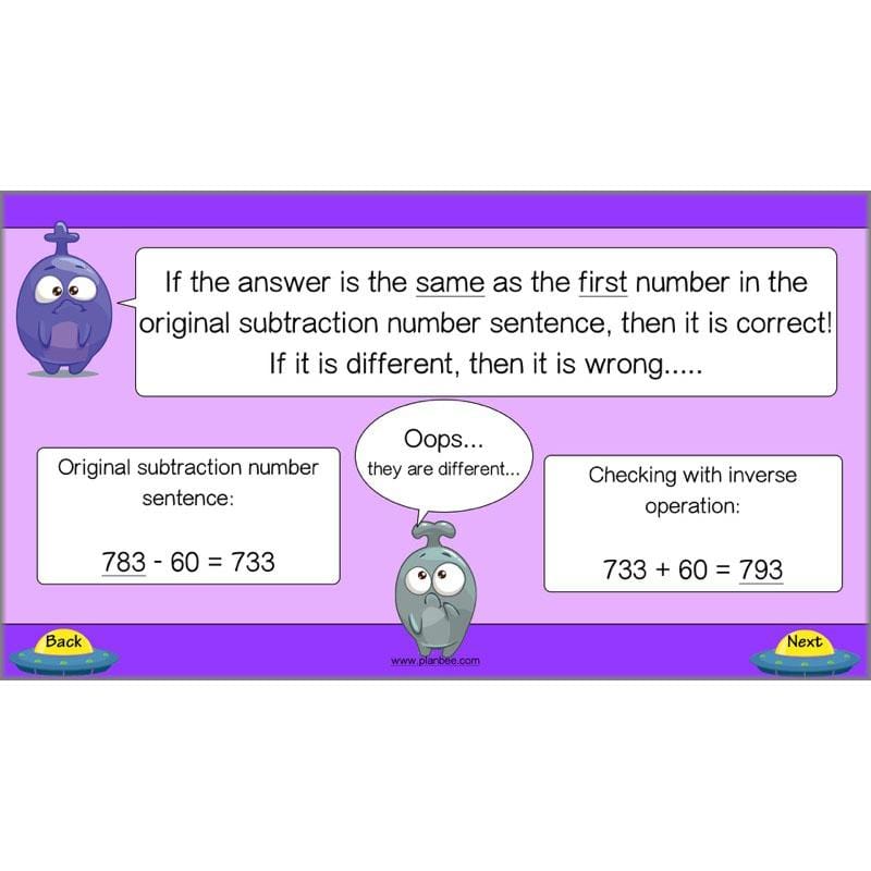 PlanBee Mental Subtraction: Addition and Subtraction Year 3 Maths