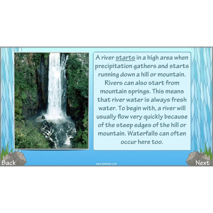 Investgating Rivers Display Investigating Rivers KS2 Geography lessons by PlanBee