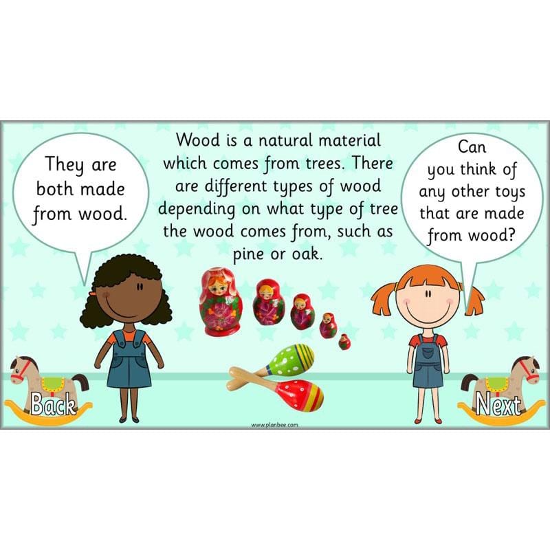 PlanBee Materials and their Properties KS1 Year 1 Science