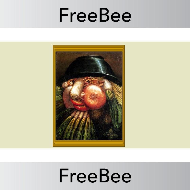 PlanBee Free Artwork of the Day Discussion Slides by PlanBee