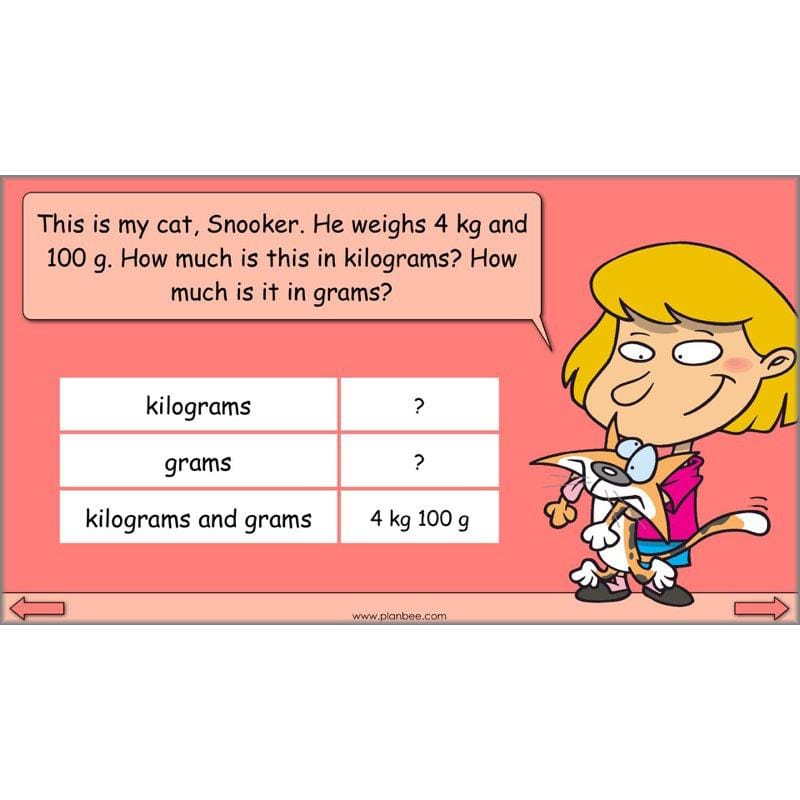 PlanBee Measuring Weight - Measurement: Primary Year 4 Maths Planning KS2