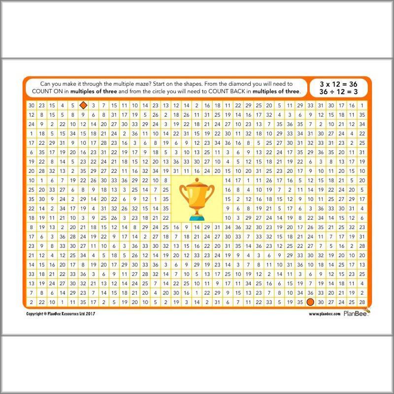 PlanBee KS2 Maths Home Learning Activites for Year 5 & Year 6