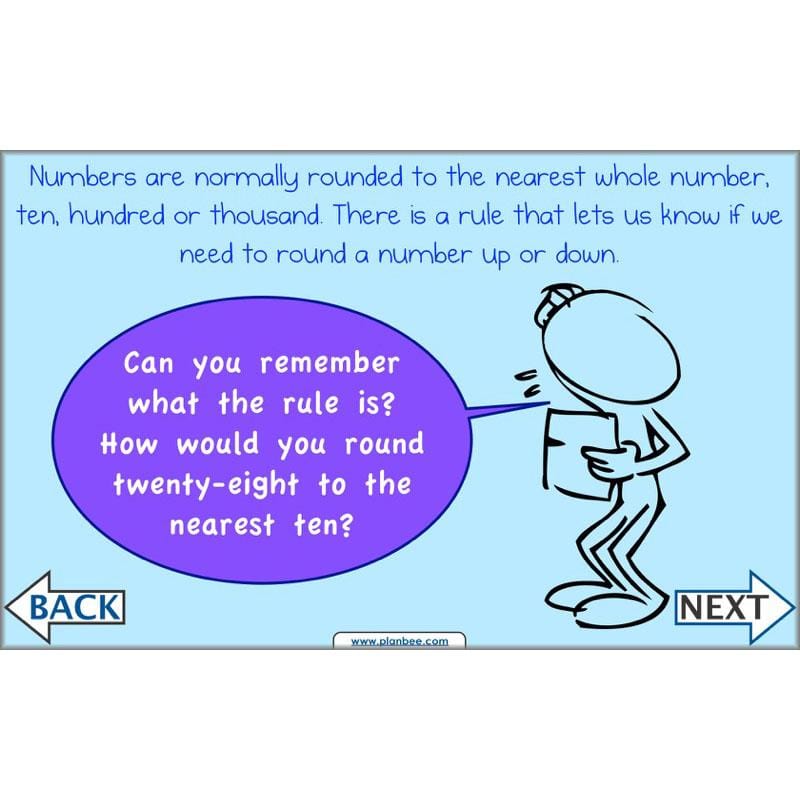 PlanBee Rounding and Ordering Numbers - Place Value: Year 4 Maths Lesson Plans