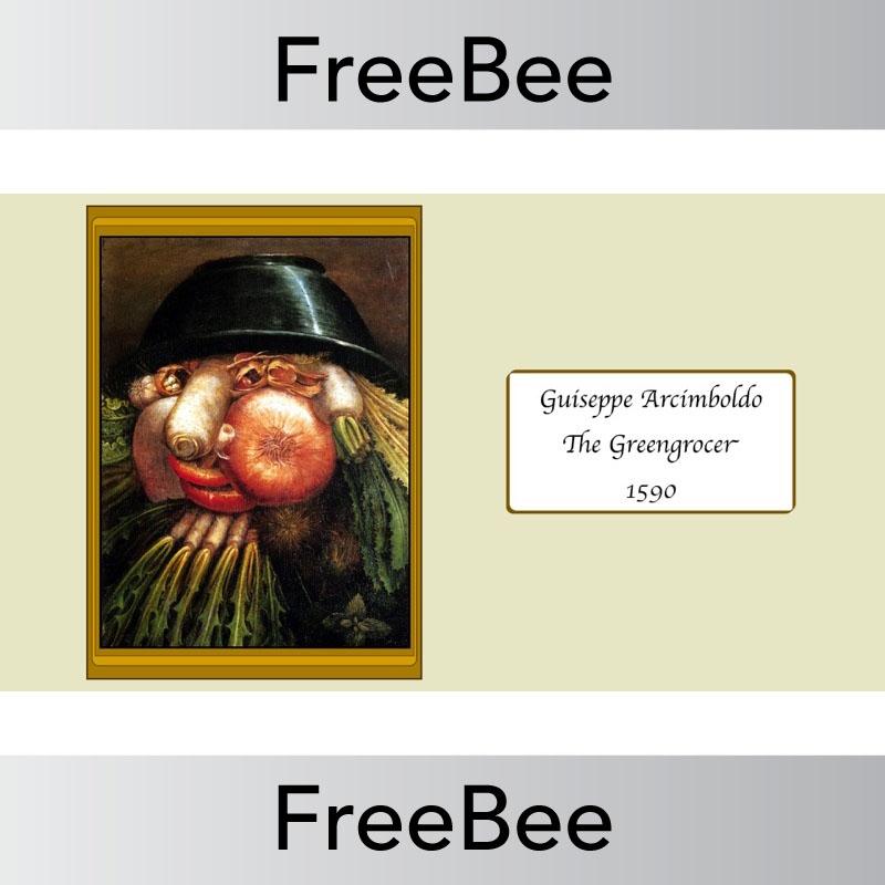 PlanBee Free Artwork of the Day Discussion Slides by PlanBee