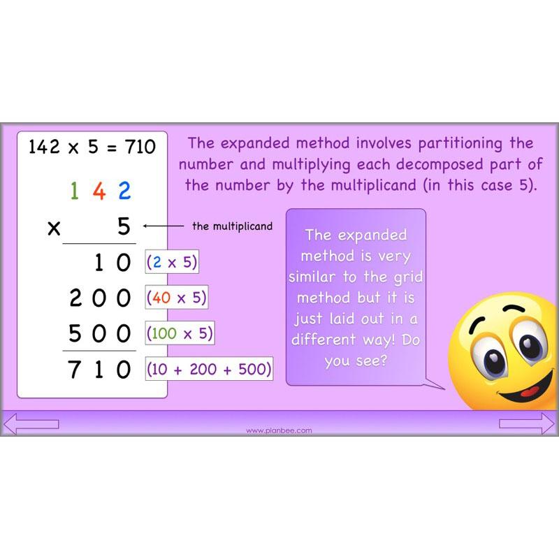 PlanBee Formal Multiplication - Multiplication & Division Year 5 Maths