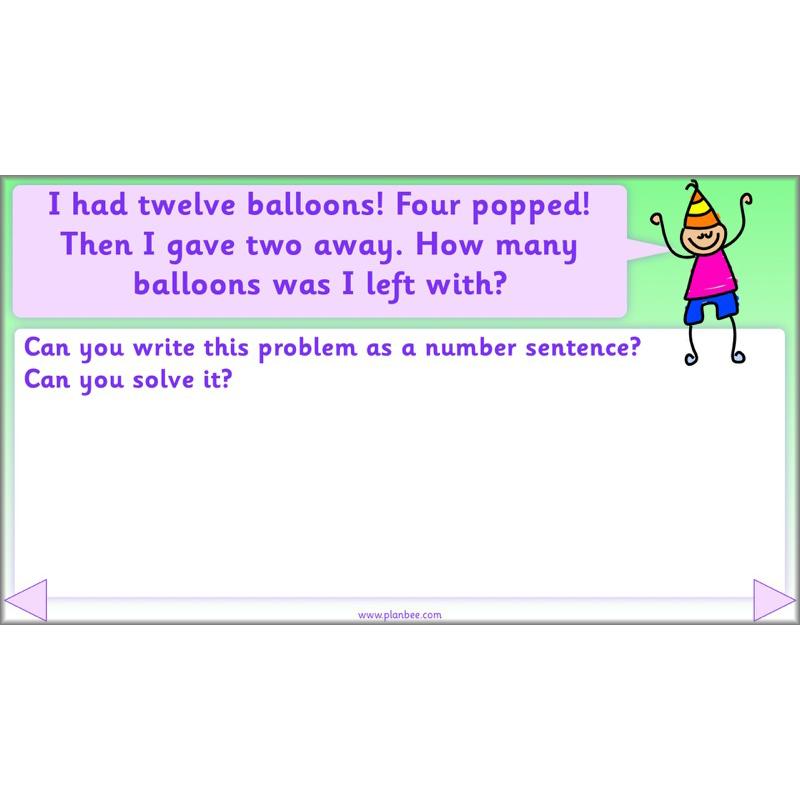 PlanBee Let’s add and subtract objects - KS1 maths number plans