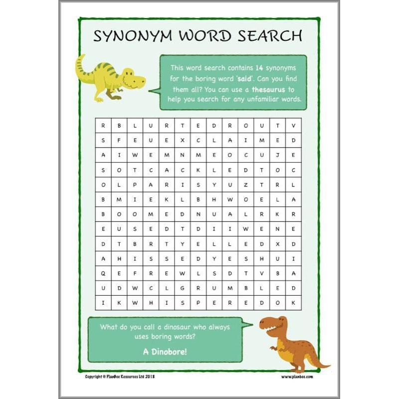 PlanBee Lower KS2 English Home Learning Activities for Year 3 & Year 4