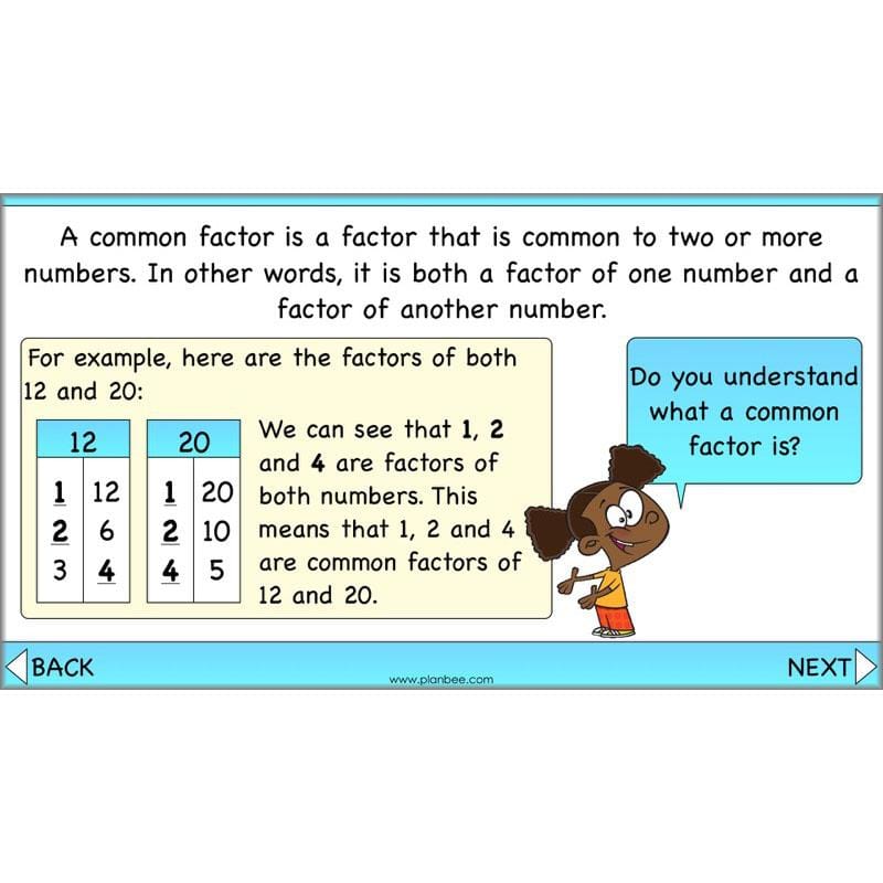 PlanBee Factors & Multiples - Year 5 Maths Planning and Resources from PlanBee