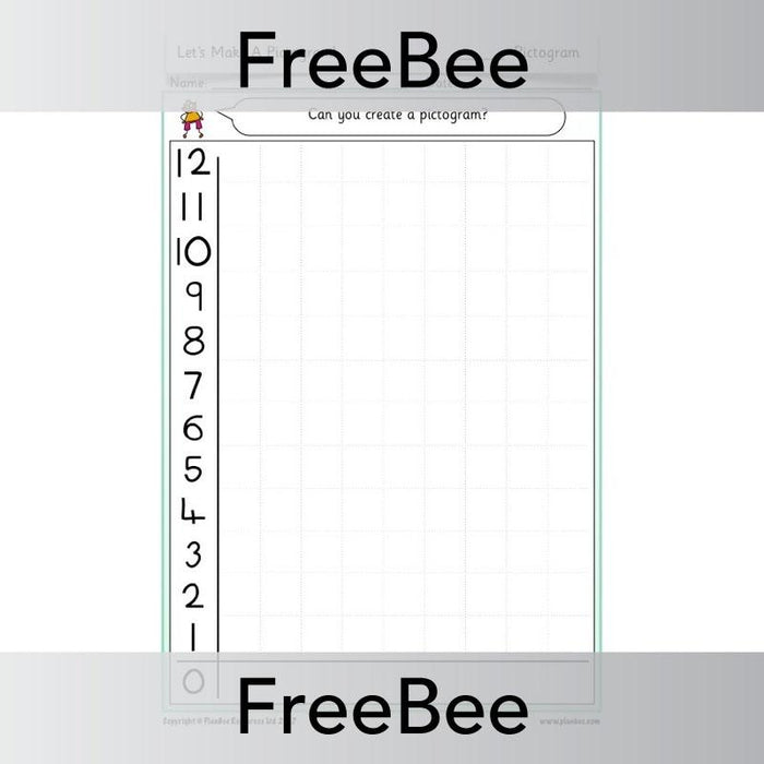 PlanBee FREE Tally Chart or Pictogram Template by PlanBee