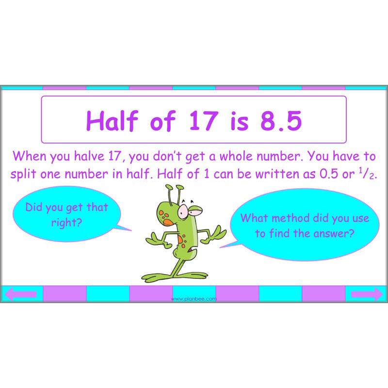 PlanBee Seeing Doubles - Doubling and Halving Year 4 Maths Lesson Planning