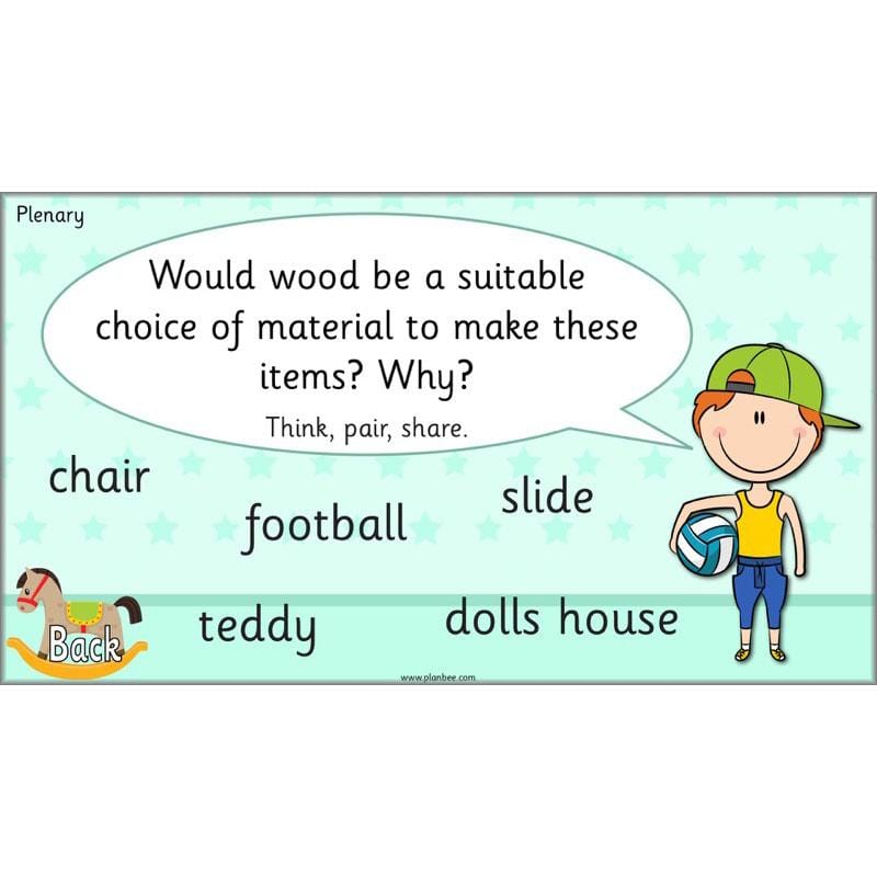 PlanBee Materials and their Properties KS1 Year 1 Science