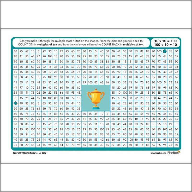 PlanBee KS1 Maths Home Learning Activites for Year 1 & Year 2