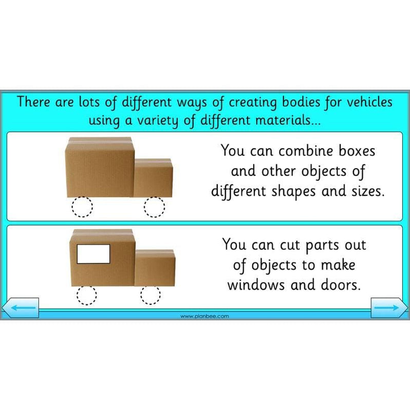 Moving Vehicles KS1 Year 2 DT Lesson Planning by PlanBee