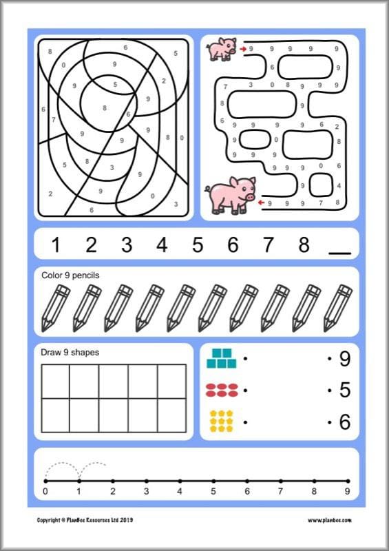 PlanBee KS1 Maths Home Learning Activites for Year 1 & Year 2